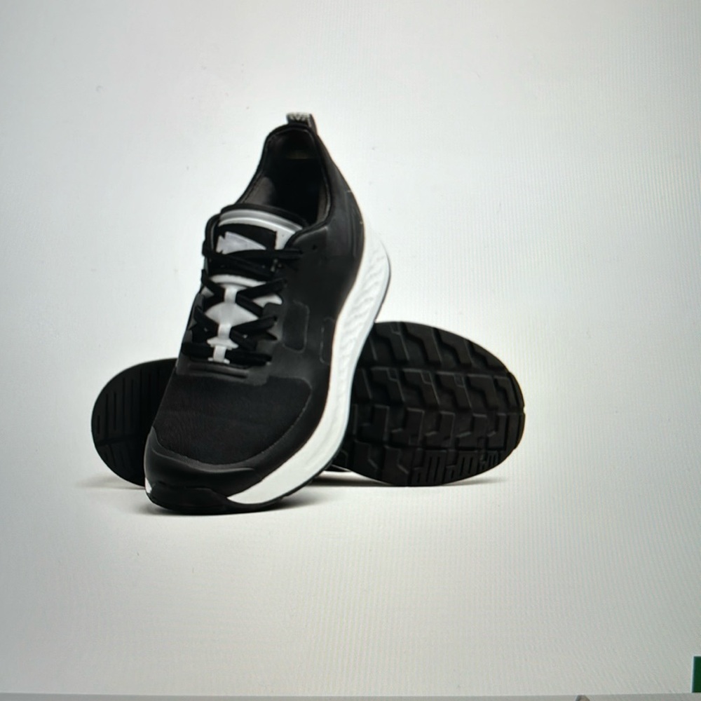 Black and White Athletic Shoes